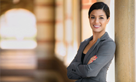 Professional Woman looking at camera with confidence