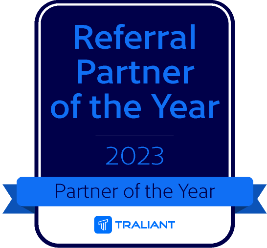 Traliant 2023 Referral Partner of the Year