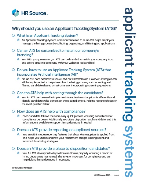 Applicant Tracking System Q&A