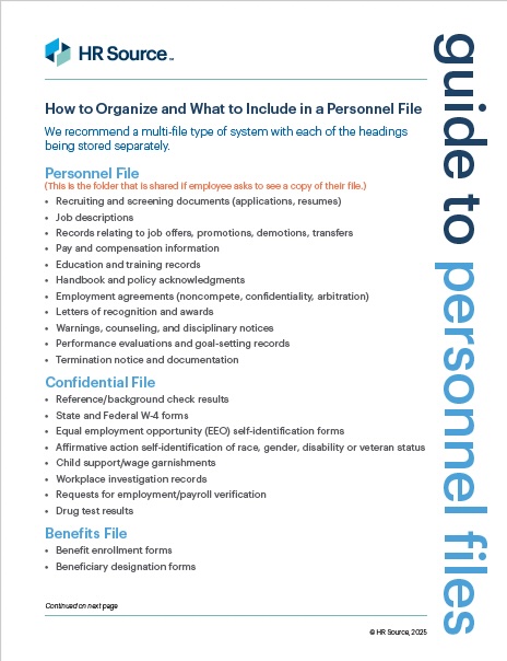 Guide to Personnel Files