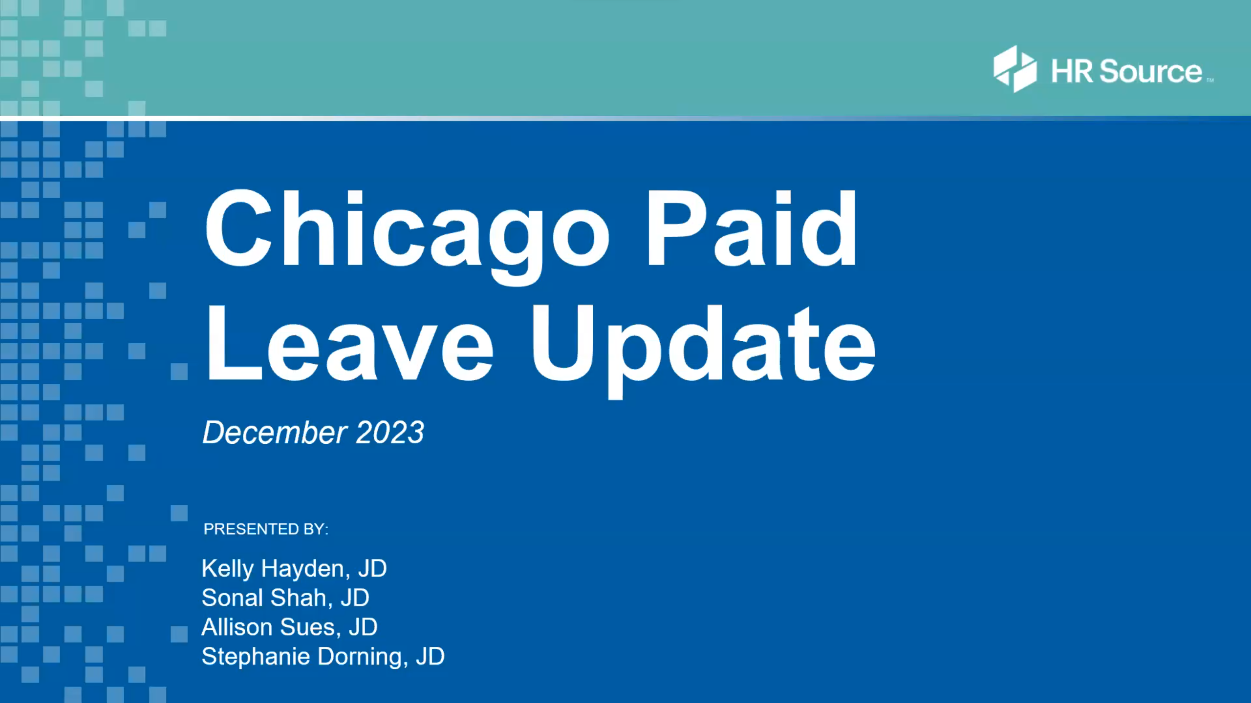 The New Chicago Paid Time Off Ordinance