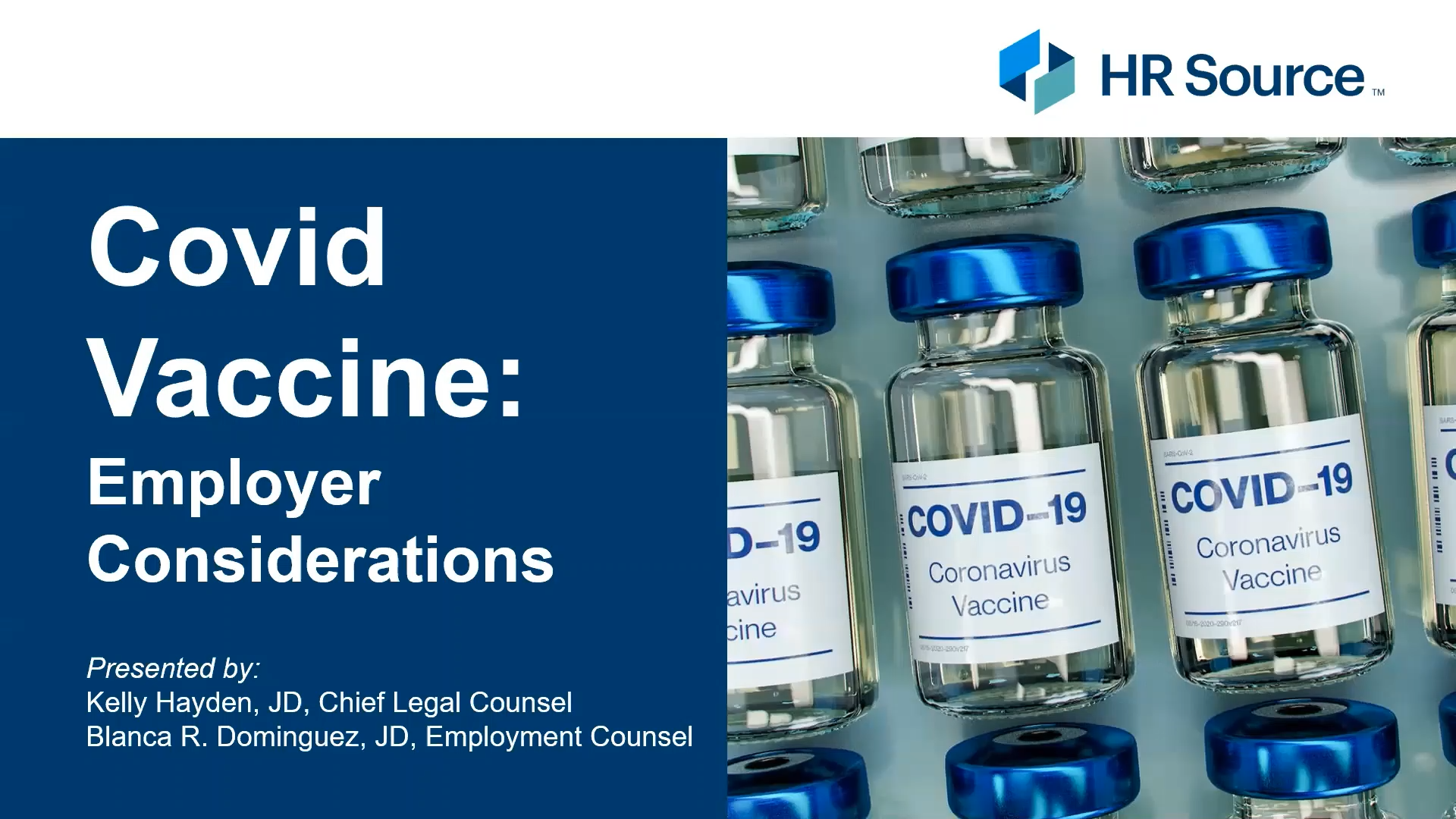 The COVID-19 Vaccine: Employer Options