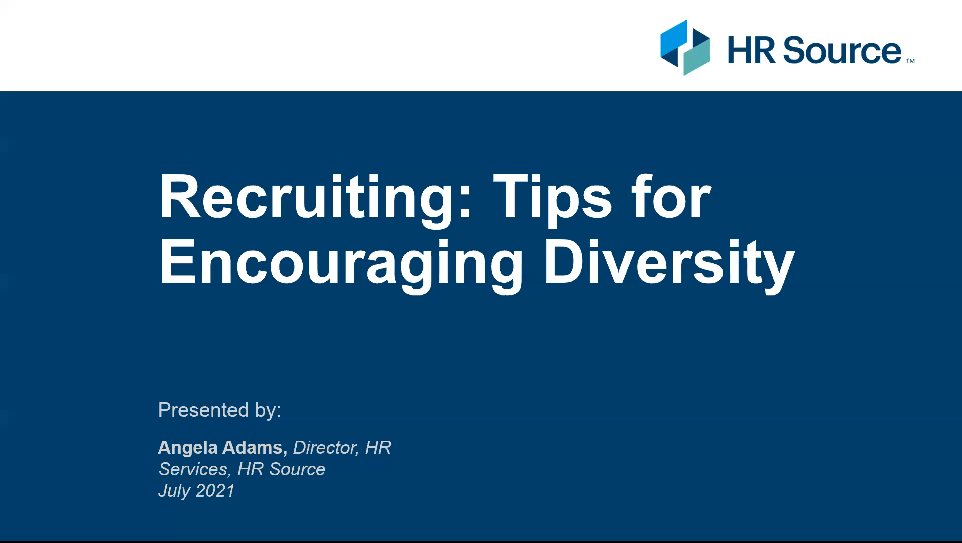 Recruiting: Tips for Encouraging Diversity