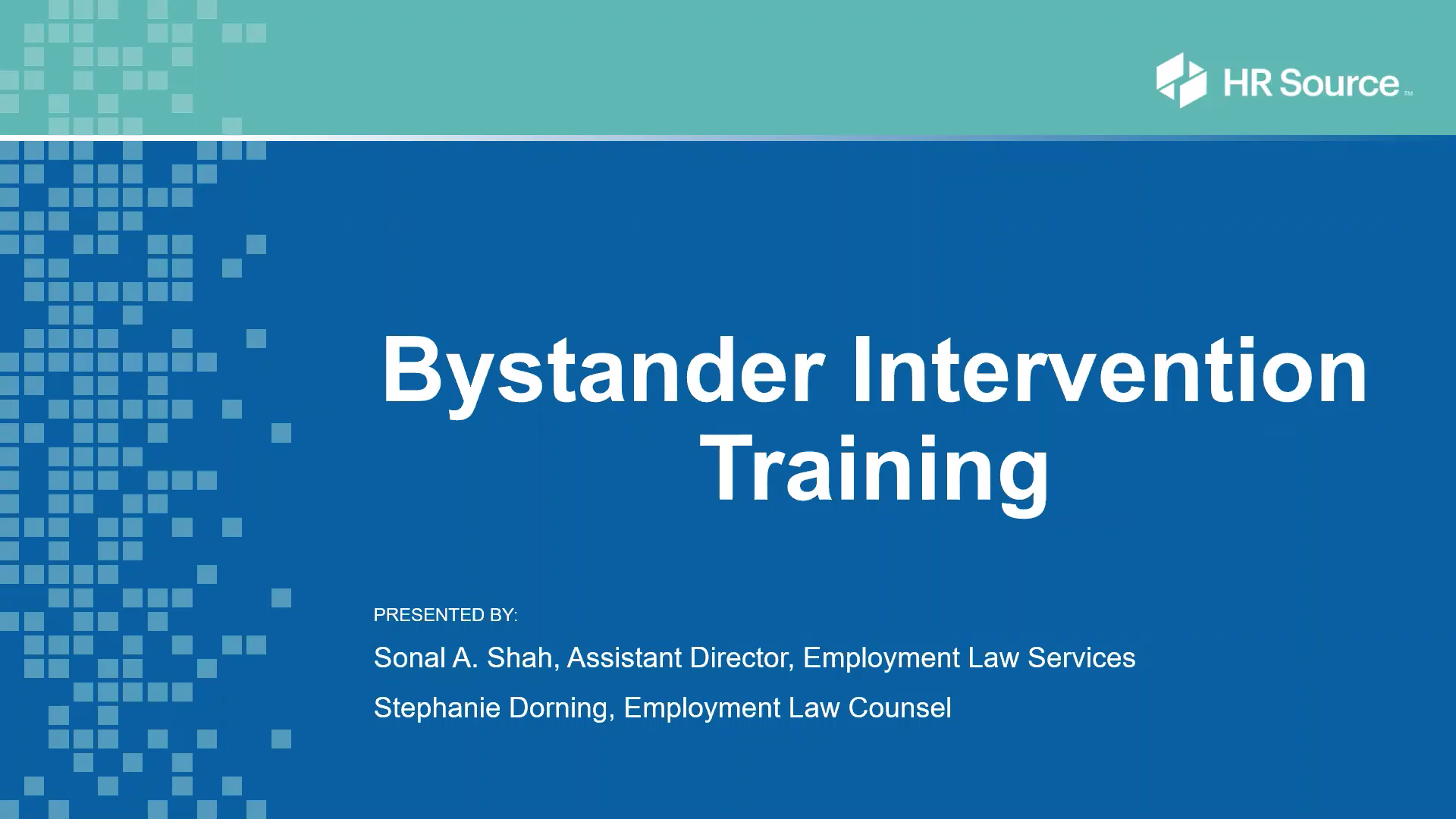 Bystander Intervention Training - Long Version