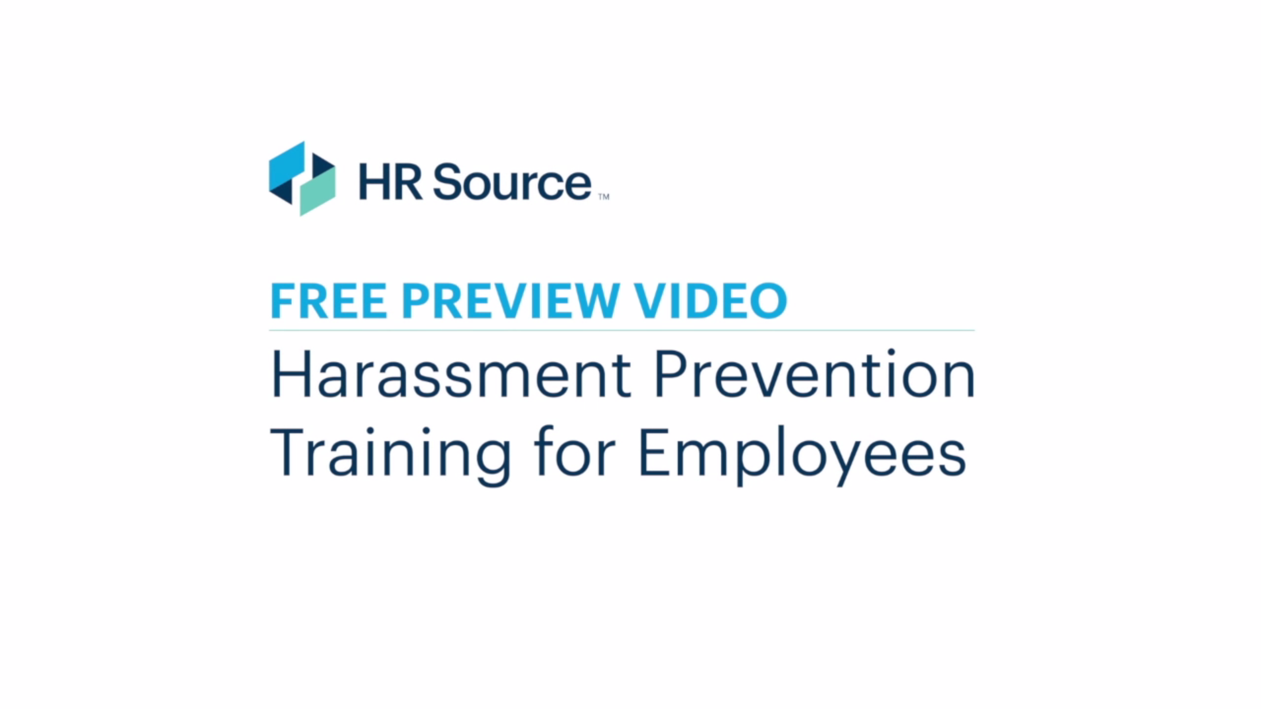 Harassment Prevention for Employees (FREE PREVIEW)