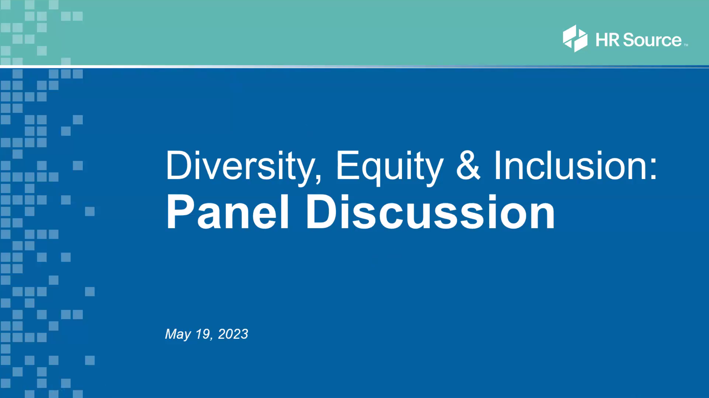 Diversity, Equity & Inclusion: Panel Discussion