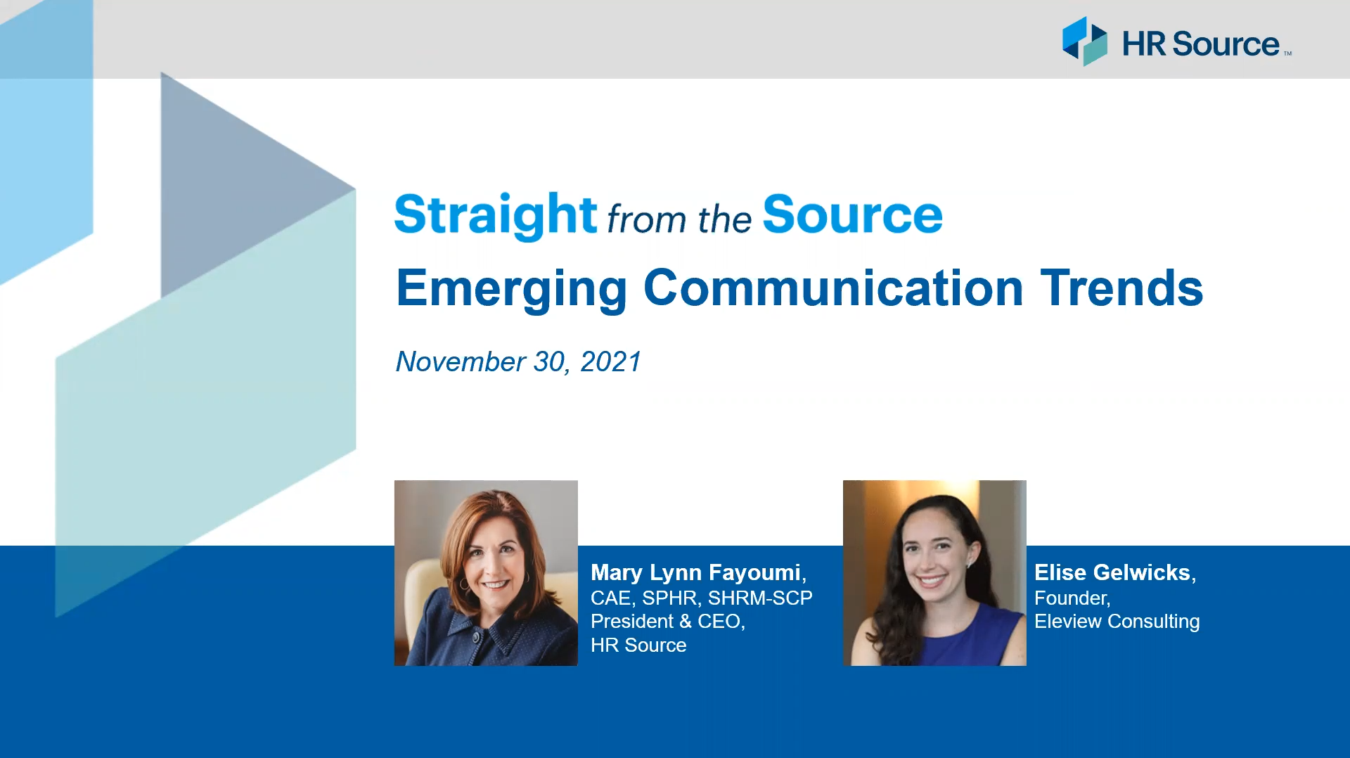 Straight from the Source: Emerging Communication Trends