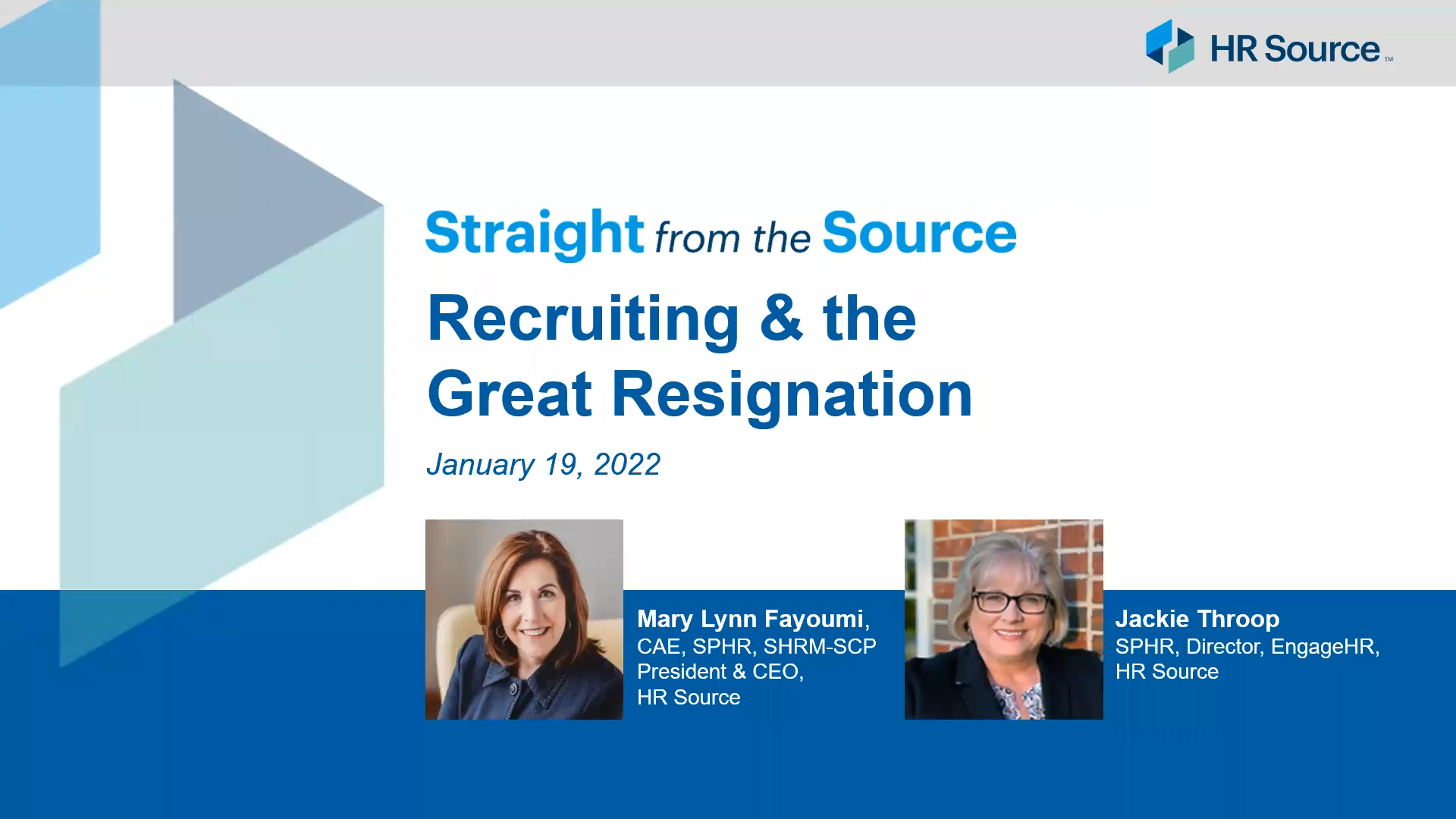 Straight from the Source: Recruiting & the Great Resignation