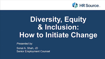 Diversity, Equity & Inclusion: How to Initiate Change